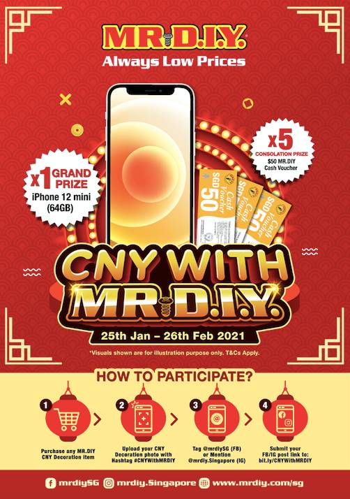 新春装饰来这家买，最低售价仅0.2新元