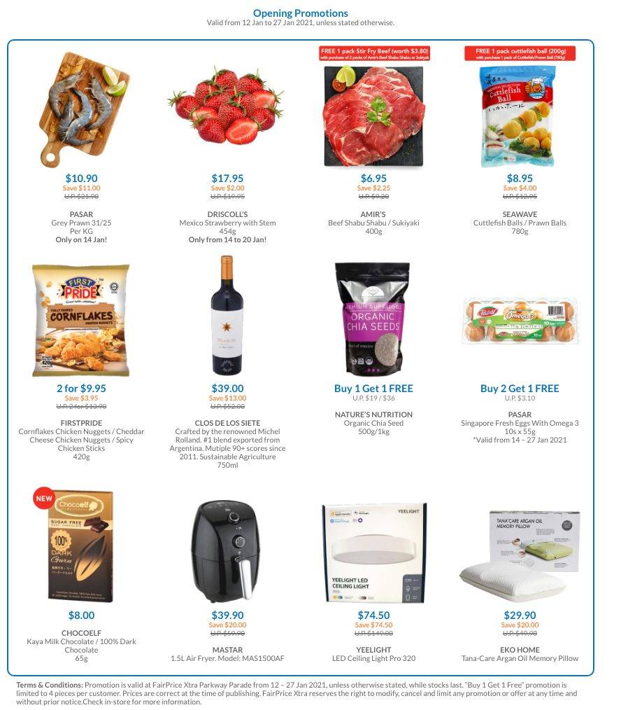 新加坡首间鸡尾酒吧超市🍷FairPrice Xtra Parkway Parade开张啦🎉附设用餐区、超多美食投喂你