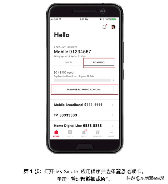 新加坡出行手册：如何关闭/开通漫游、自动激活订阅singtel漫游？