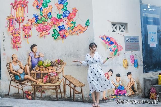 新加坡唐人街原来叫牛车水，市区最热闹的地方，聚集各种中国美食