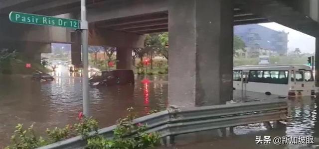 新加坡突降暴雨，全島多處淹水！多車受困，驚動民防部隊緊急救援