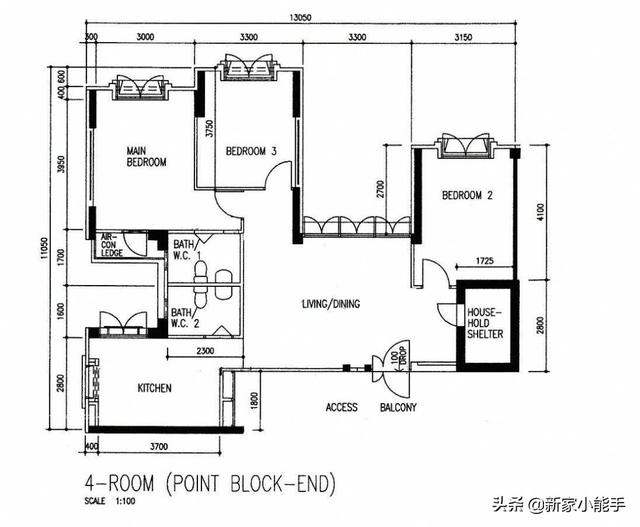 看她家在新加坡的二手房，重新砸掉装修后，还没家具看着很喜欢