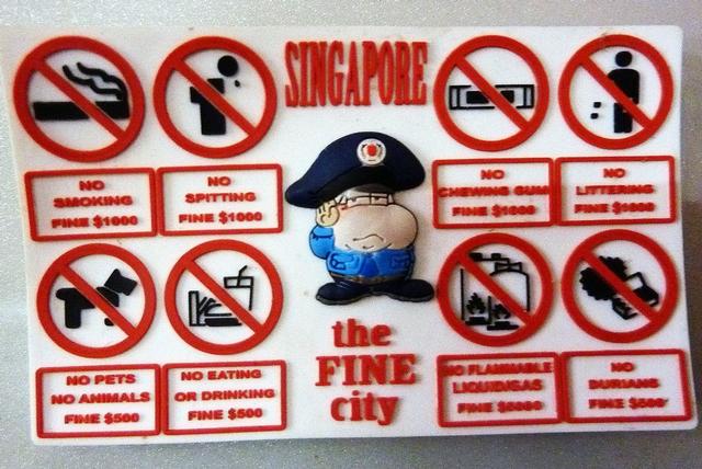 新加坡，美好的罰款之都？