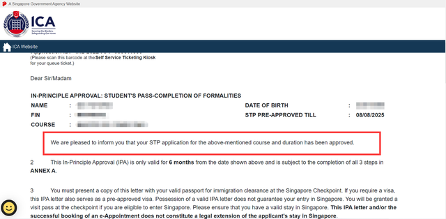 2022 新加坡國立大學碩士簽證指引