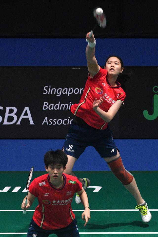 （體育）羽毛球——新加坡羽毛球公開賽：張殊賢/鄭雨晉級決賽
