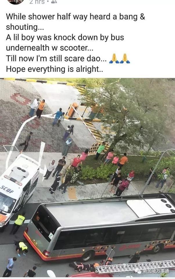 6歲小男孩在新加坡被巴士活活碾死，慘不忍睹！