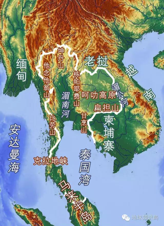 从地缘看泰国：令人刮目相看的中南半岛“中央之国”，地跨两洋