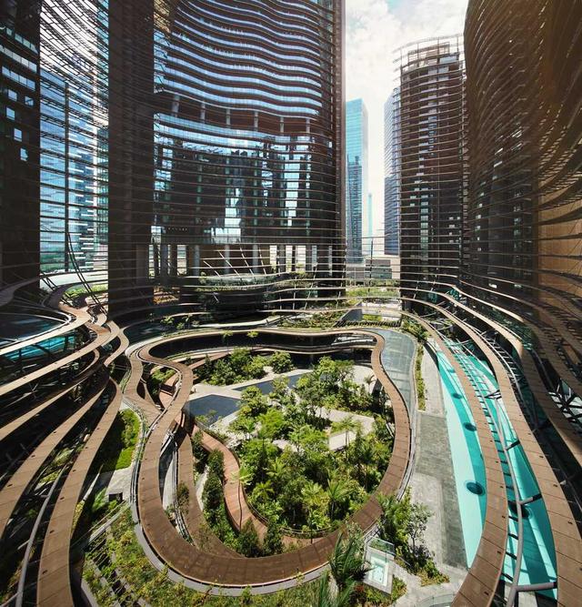新加坡的绿色心脏Marina One Singapore｜景观设计