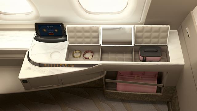 新加坡航空全新A380客舱像个酒店 想让乘客一登机就有“住下来”的感觉