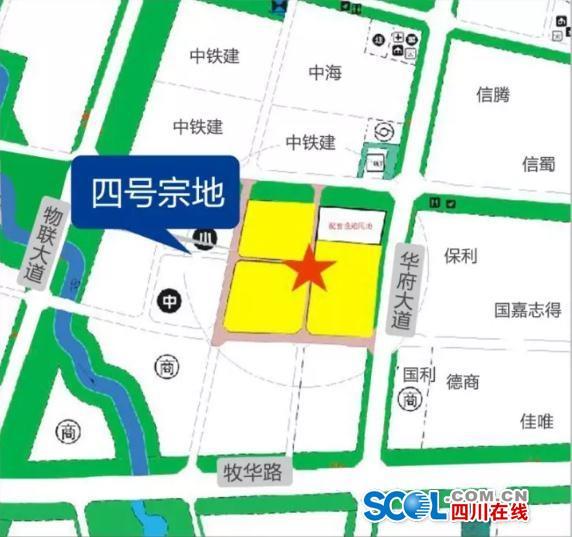 成都375亩地拍卖 华府地块成交楼面价达10900元