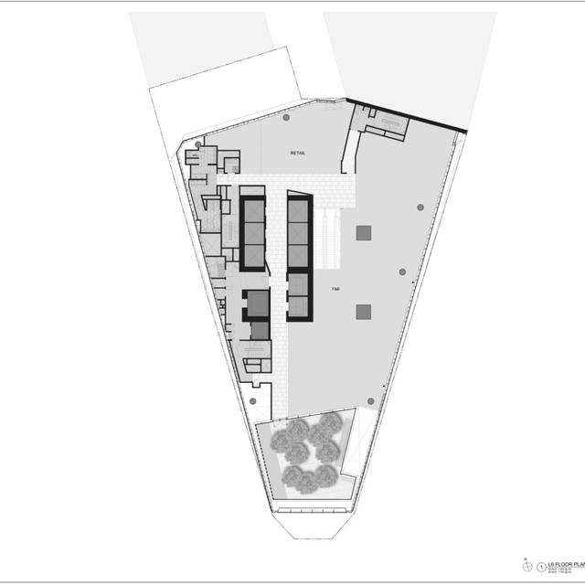 新加坡羅敏申路18號大樓——辦公樓中的架空花園