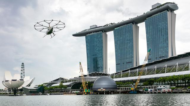 美通企業日報 | 空中出租車在新加坡成功載人飛行