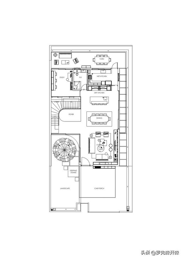 新加坡超好看的464㎡独栋住宅设计，回老家必盖的房子