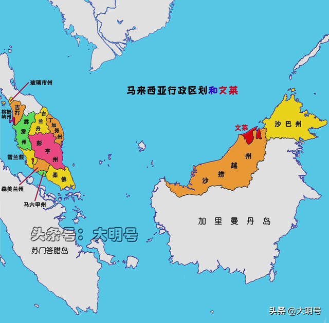 图说用陆地领土换海洋，文莱和马来西亚解决领土争端的另类方法