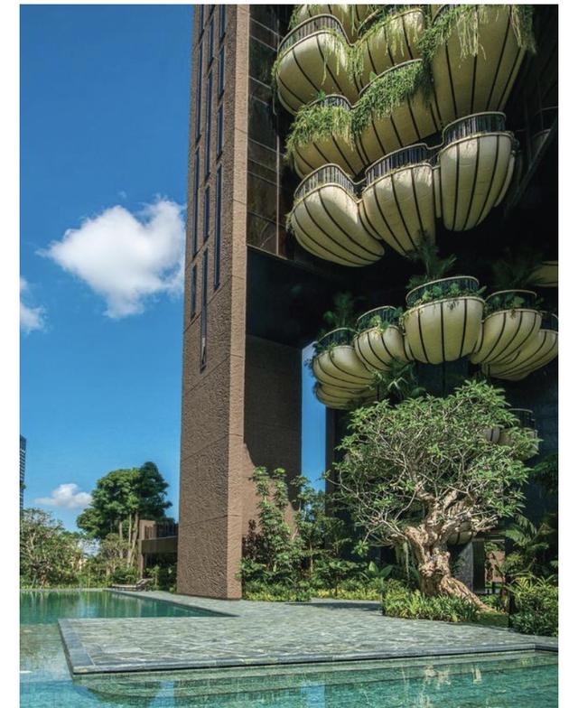 新加坡富人區的大豪宅，花瓣形陽台太引人注目，網友：欣賞不來