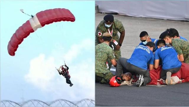新加坡慶典硬著陸跳傘成員已接受醫療護理，新國防部長：情況穩定