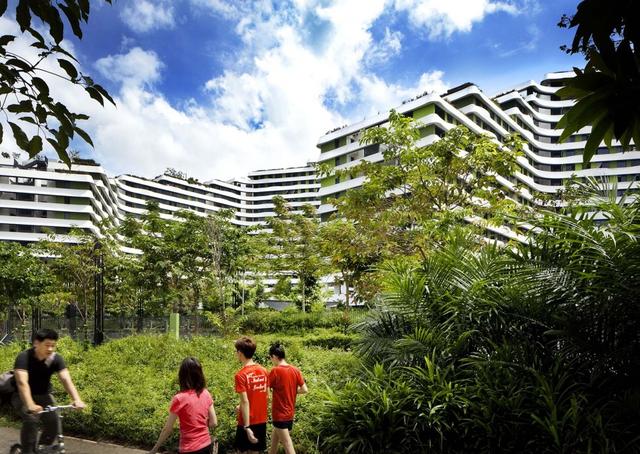 榜鹅水滨台组屋，新加坡：零能耗大规模住宅的先驱