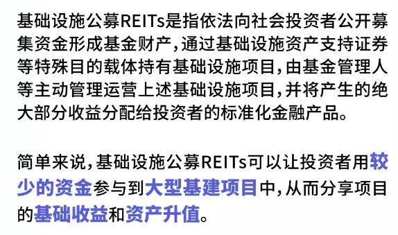 什么是基础设施公募REITs 此类产品推出有什么意义？