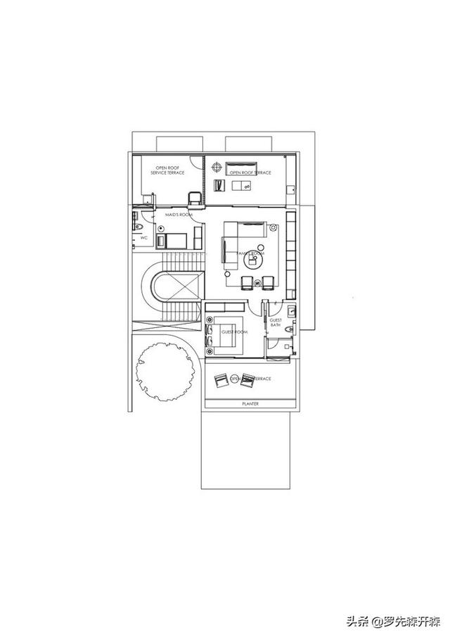 新加坡超好看的464㎡独栋住宅设计，回老家必盖的房子