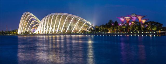 新加坡濱海灣花園照明規劃賞析 珍藏 城市景觀 燈光照明景觀
