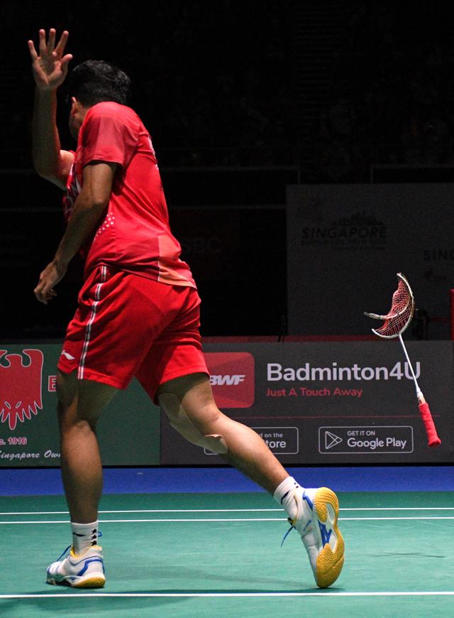 （体育）（2）羽毛球——新加坡公开赛：印尼选手金廷获男单冠军