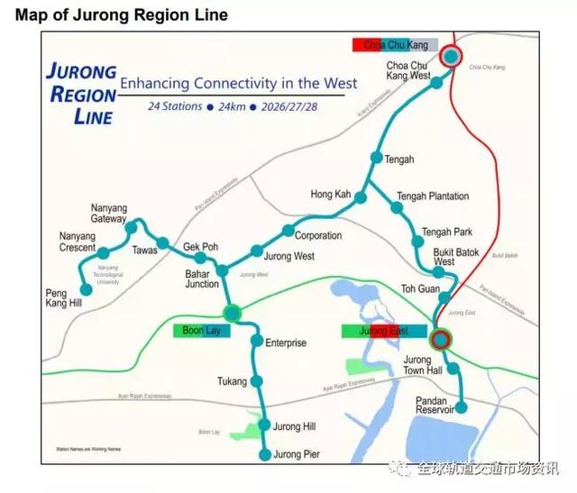 「全新招标」！新加坡裕廊区域线（JRL）地铁项目