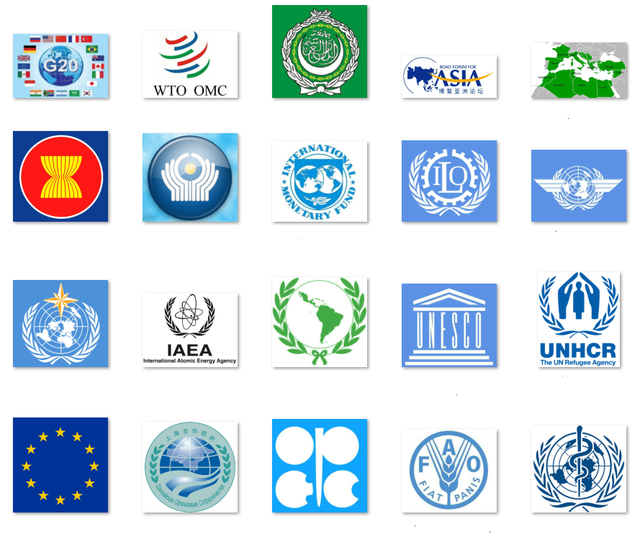 世界各大組織標志，你認識其中的幾個？