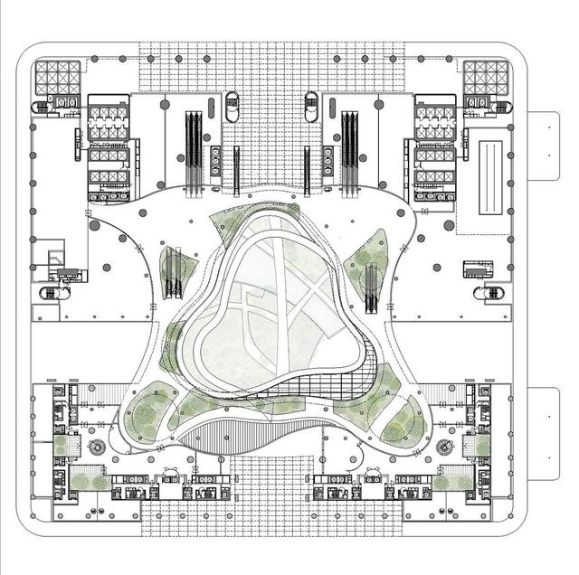 LEED白金级绿色建筑，新加坡一号码头“绿色心脏”