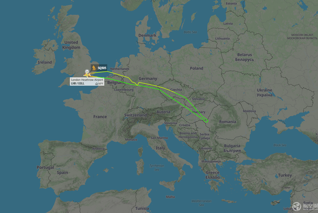 飞了欧洲7国 新加坡航空一架波音777因发动机震动而返航降落