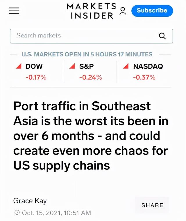 重要提醒：海外主要大港爆堵中，現在出貨或遭遇延誤