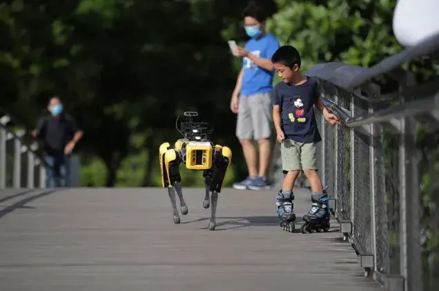 波士顿动力网红狗的新工作：公园“保安”