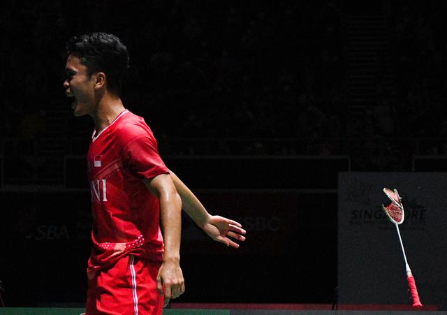 （体育）（1）羽毛球——新加坡公开赛：印尼选手金廷获男单冠军