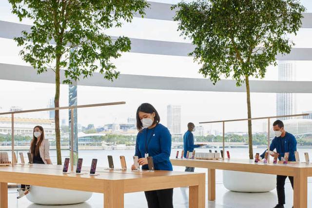 Apple Marina Bay Sands将在9月10日正式开业，首家水上Apple店面