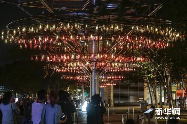 新加坡“照亮滨海湾”灯光艺术展即将开展