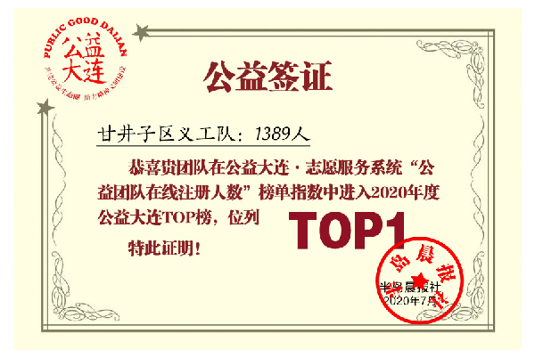 公益大連發布上半年TOP榜單