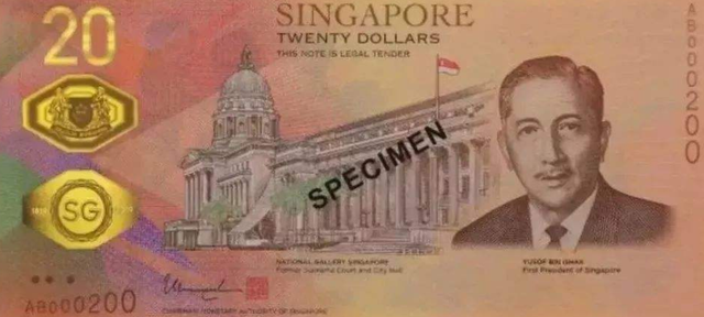 新加坡發行20元新鈔，背後印有8位先驅人物，爲啥上面有位中國人