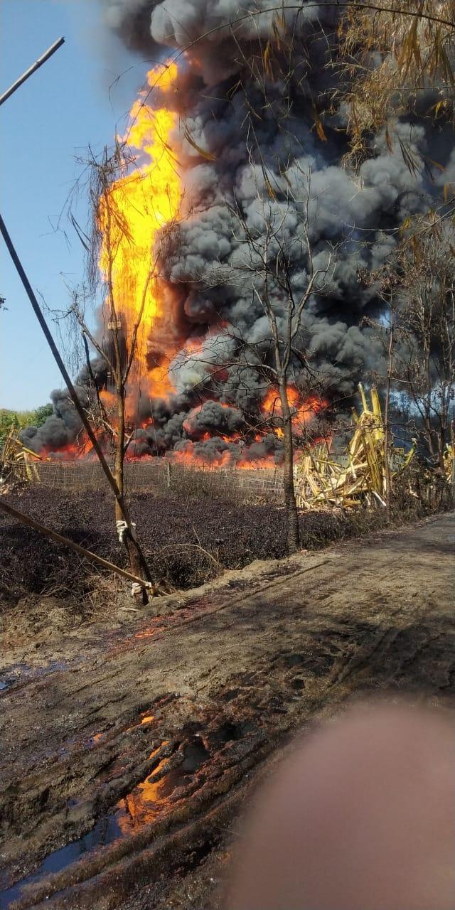 “失控”兩周後印度天然氣田爆炸，濃煙火光10公裏外可見