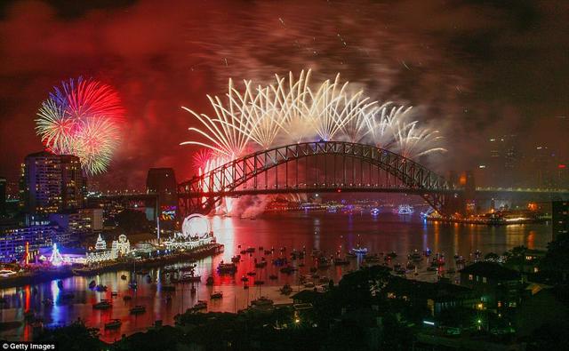 火樹銀花不夜天，世界各國絢爛煙花迎新年