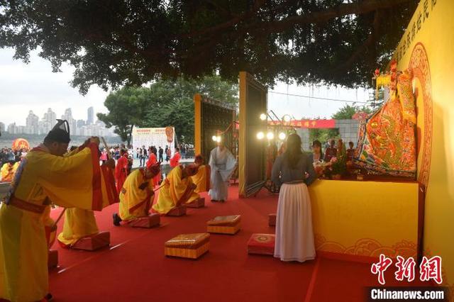 第十三届闽台陈靖姑民俗文化旅游节启幕 台胞在线送祝福