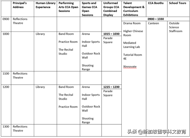 新加坡留學｜校園開放日都有哪些活動值得一看？