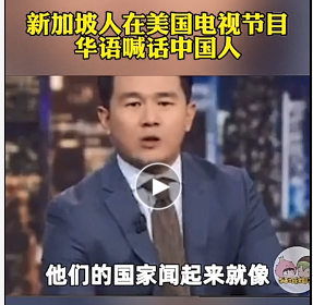 一位新加坡人用中文骂美国，听不懂的美国主持人：好热情，兄弟