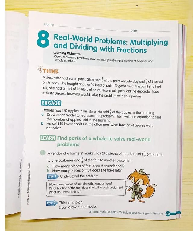 新加坡原版數學練習冊 Math In Focus Workbook