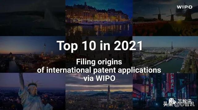 2021年全球PCT專利申請量排名：華爲第一，OPPO、京東方進入前十