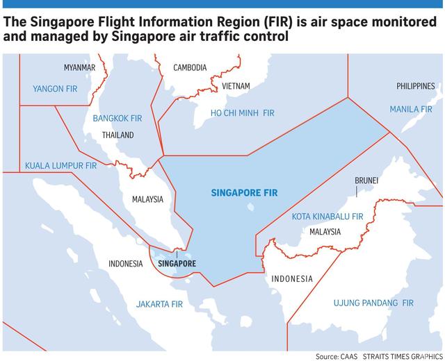 部分军机起降需报告新加坡 印尼欲夺“飞行情报区”管理权