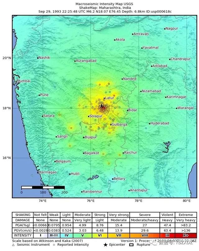 曆史上的今天：1952年四川冕甯6.75級地震 1993年印度大地震