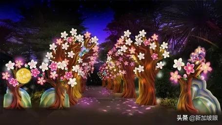 滨海湾花园庆“不疫样”的中秋节，公众可免费游览