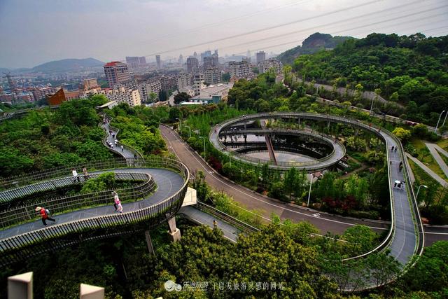 福州有条获国际建筑大奖的空中森林步道