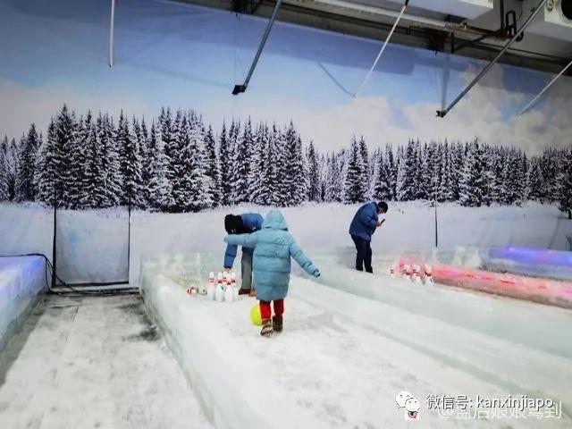 “在没有冬季的新加坡，我却在这里与孩子在雪地里玩耍”