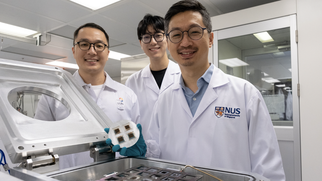 新加坡國立大學實現1平方厘米鈣钛礦太陽能電池效率24.35%