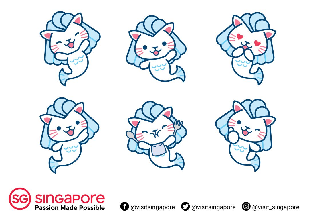 新加坡鱼尾狮漫画图片
